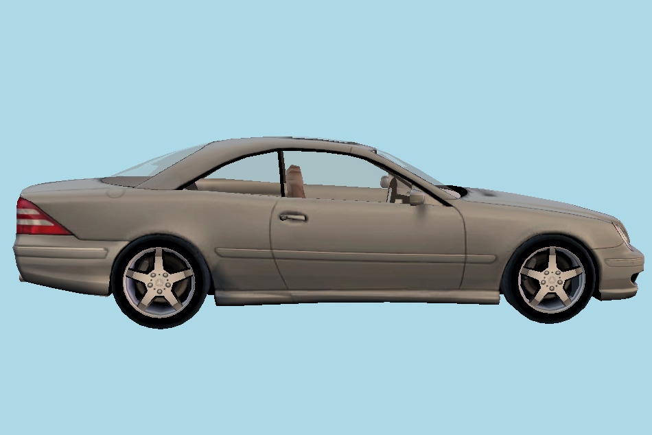 Mercedes Benz CL55 AMG 3d model
